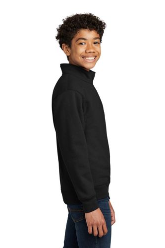 Port & Company Youth Core Fleece 1/4-Zip Pullover Sweatshirt PC78YQ image thumbnail