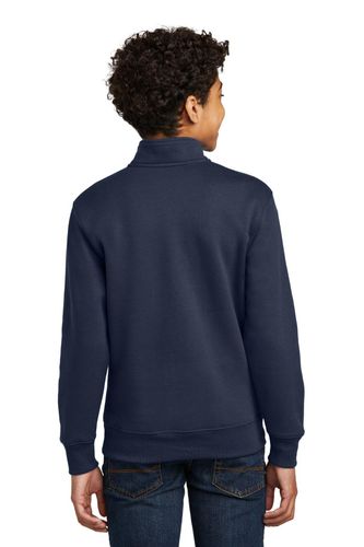 Port & Company Youth Core Fleece 1/4-Zip Pullover Sweatshirt PC78YQ image thumbnail