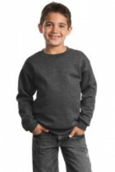 Image of Port & Company® - Youth Core Fleece Crewneck Sweatshirt.  PC90Y