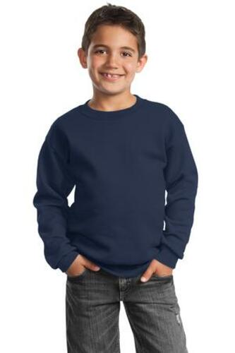 Port & Company® - Youth Core Fleece Crewneck Sweatshirt.  PC90Y image thumbnail