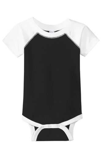 Rabbit Skins Infant Baseball Fine Jersey Bodysuit. RS4430 image thumbnail