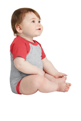 Rabbit Skins Infant Baseball Fine Jersey Bodysuit. RS4430 image thumbnail