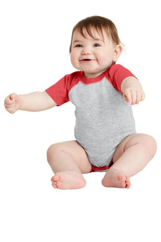 Rabbit Skins Infant Baseball Fine Jersey Bodysuit. RS4430 image thumbnail