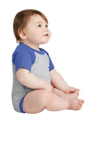 Rabbit Skins Infant Baseball Fine Jersey Bodysuit. RS4430 image thumbnail