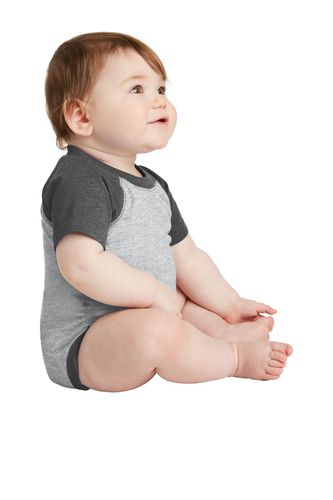 Rabbit Skins Infant Baseball Fine Jersey Bodysuit. RS4430 image thumbnail