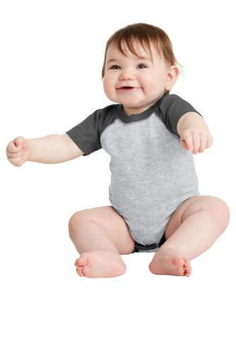 Rabbit Skins Infant Baseball Fine Jersey Bodysuit. RS4430 image thumbnail