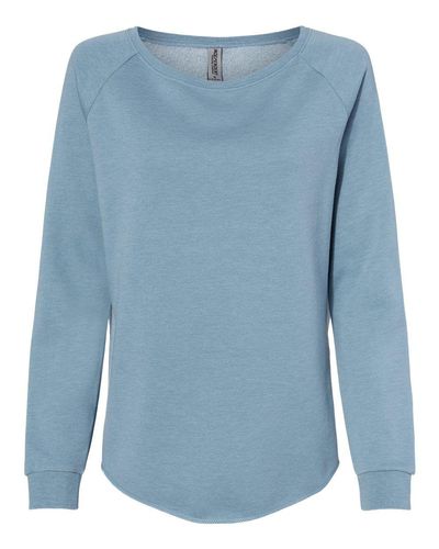 Women's California Wave Wash Crewneck Sweatshirt - PRM2000 image thumbnail Women's California Wave Wash Crewneck Sweatshirt - PRM2000 image thumbnail