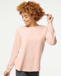 Image of Women's California Wave Wash Crewneck Sweatshirt - PRM2000