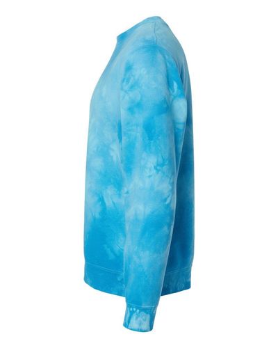 Midweight Tie-Dyed Crewneck Sweatshirt - PRM3500TD image thumbnail