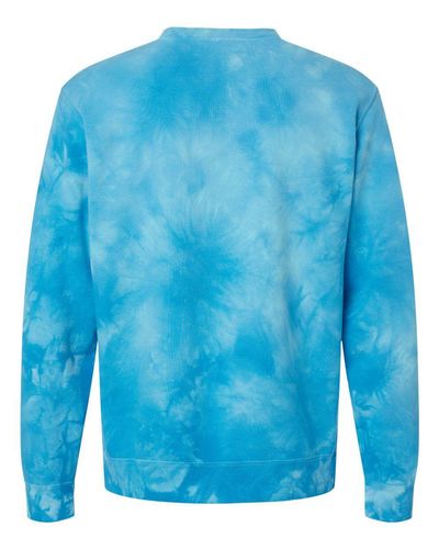 Midweight Tie-Dyed Crewneck Sweatshirt - PRM3500TD image thumbnail