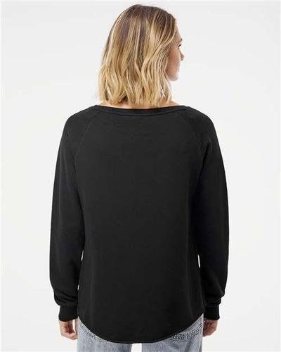 Women's California Wave Wash Crewneck Sweatshirt - PRM2000 image thumbnail Women's California Wave Wash Crewneck Sweatshirt - PRM2000 image thumbnail