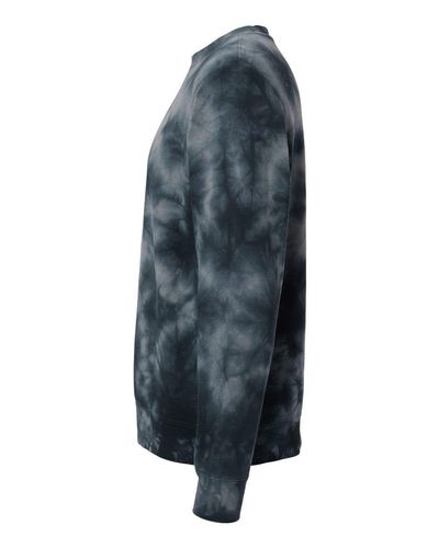 Midweight Tie-Dyed Crewneck Sweatshirt - PRM3500TD image thumbnail