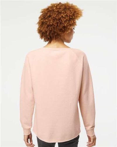 Women's California Wave Wash Crewneck Sweatshirt - PRM2000 image thumbnail Women's California Wave Wash Crewneck Sweatshirt - PRM2000 image thumbnail