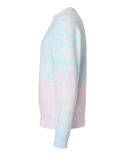 Midweight Tie-Dyed Crewneck Sweatshirt - PRM3500TD image thumbnail