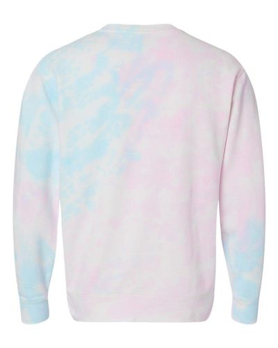 Midweight Tie-Dyed Crewneck Sweatshirt - PRM3500TD image thumbnail
