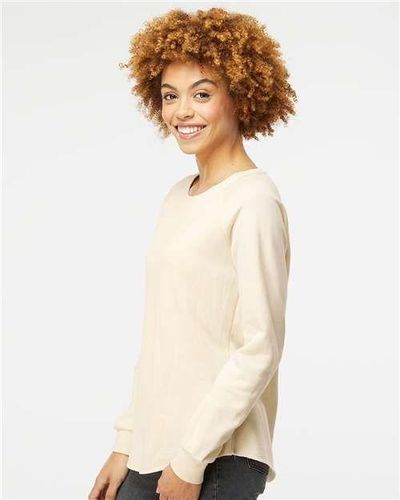 Women's California Wave Wash Crewneck Sweatshirt - PRM2000 image thumbnail Women's California Wave Wash Crewneck Sweatshirt - PRM2000 image thumbnail