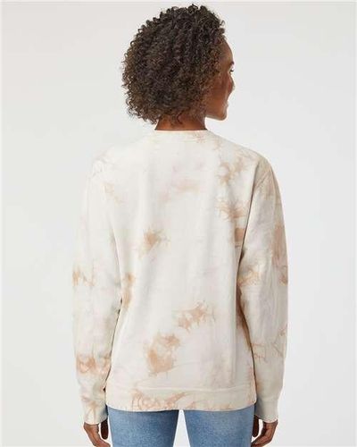 Midweight Tie-Dyed Crewneck Sweatshirt - PRM3500TD image thumbnail