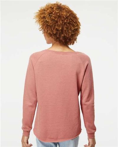 Women's California Wave Wash Crewneck Sweatshirt - PRM2000 image thumbnail Women's California Wave Wash Crewneck Sweatshirt - PRM2000 image thumbnail