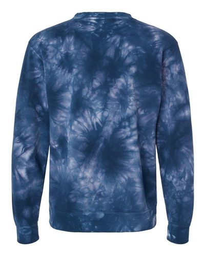 Midweight Tie-Dyed Crewneck Sweatshirt - PRM3500TD image thumbnail