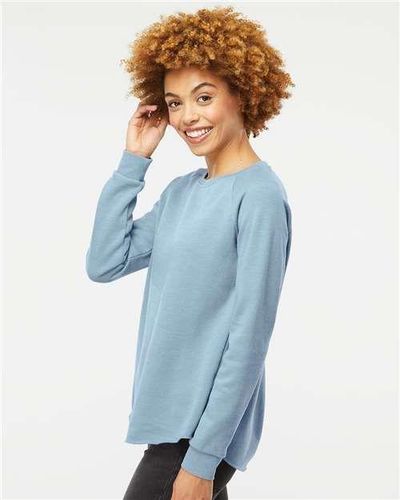 Women's California Wave Wash Crewneck Sweatshirt - PRM2000 image thumbnail Women's California Wave Wash Crewneck Sweatshirt - PRM2000 image thumbnail
