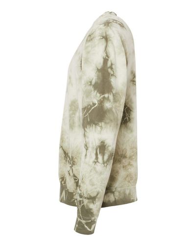 Midweight Tie-Dyed Crewneck Sweatshirt - PRM3500TD image thumbnail