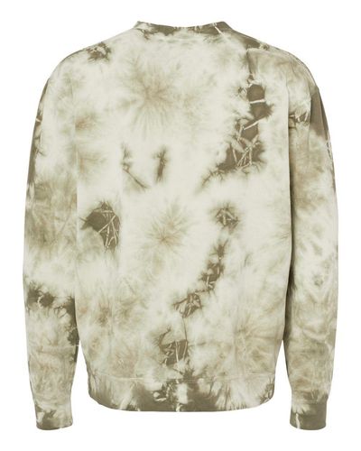 Midweight Tie-Dyed Crewneck Sweatshirt - PRM3500TD image thumbnail
