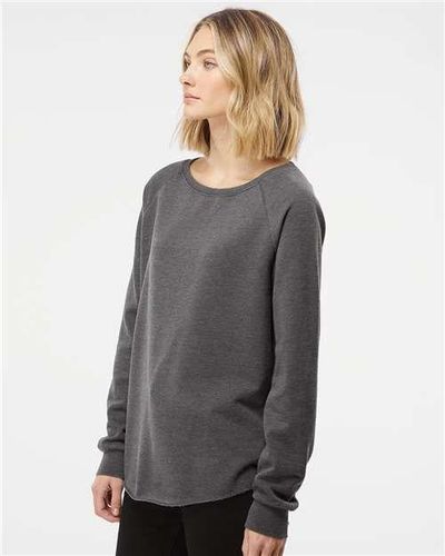 Women's California Wave Wash Crewneck Sweatshirt - PRM2000 image thumbnail Women's California Wave Wash Crewneck Sweatshirt - PRM2000 image thumbnail