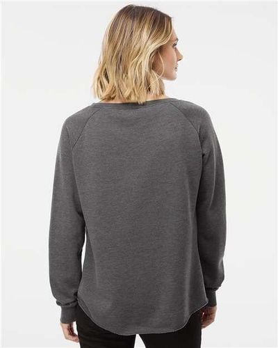 Women's California Wave Wash Crewneck Sweatshirt - PRM2000 image thumbnail Women's California Wave Wash Crewneck Sweatshirt - PRM2000 image thumbnail