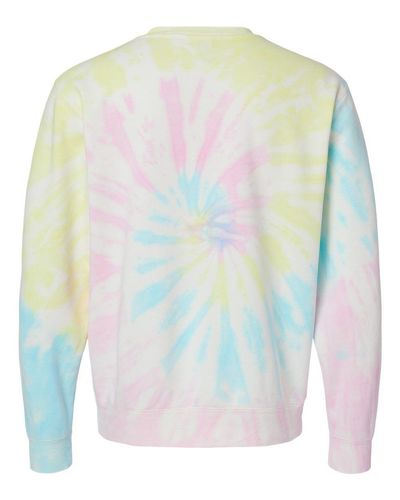 Midweight Tie-Dyed Crewneck Sweatshirt - PRM3500TD image thumbnail