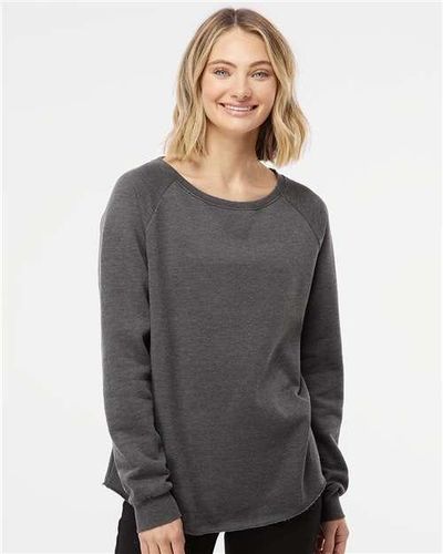 Women's California Wave Wash Crewneck Sweatshirt - PRM2000 image thumbnail Women's California Wave Wash Crewneck Sweatshirt - PRM2000 image thumbnail
