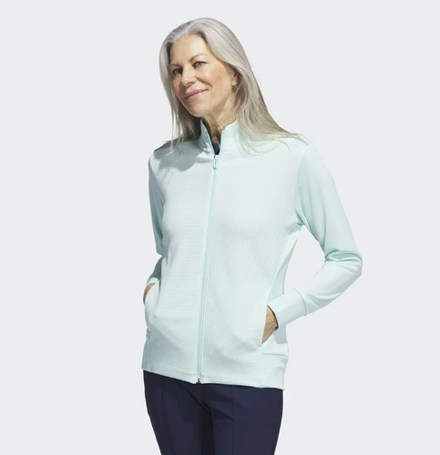 Adidas Textured Full Zip Ladies Jacket image thumbnail