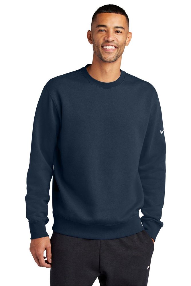 Nike Club Fleece Sleeve Swoosh Crew NKFD9863 primary image