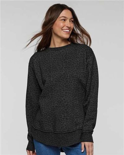 Women's Weekend Fleece Crewneck Sweatshirt - 3525 image thumbnail