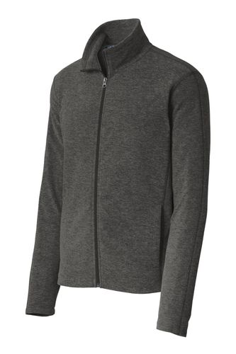 Port Authority Heather Microfleece Full-Zip Jacket. F235 image thumbnail