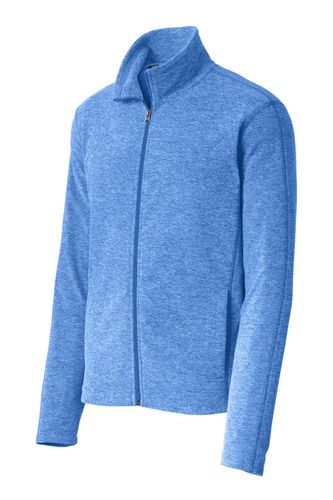 Port Authority Heather Microfleece Full-Zip Jacket. F235 image thumbnail