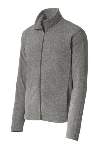 Port Authority Heather Microfleece Full-Zip Jacket. F235 image thumbnail