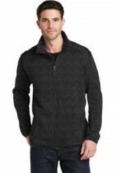Image of Port Authority® Sweater Fleece Jacket. F232