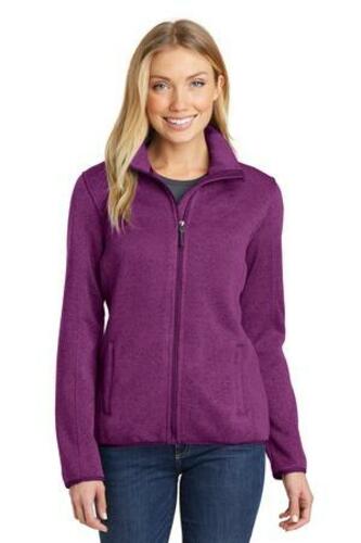 Port Authority® Ladies Sweater Fleece Jacket. L232 image thumbnail