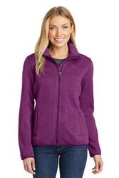 Image of Port Authority® Ladies Sweater Fleece Jacket. L232