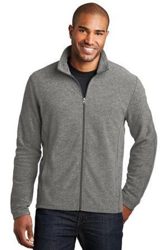 Port Authority Heather Microfleece Full-Zip Jacket. F235 image thumbnail