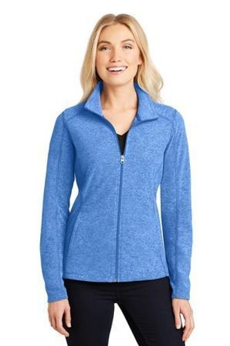 Port Authority Ladies Heather Microfleece Full-Zip Jacket. L235 image thumbnail