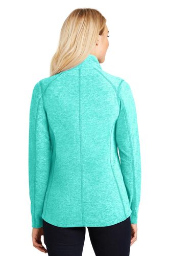 Port Authority Ladies Heather Microfleece Full-Zip Jacket. L235 image thumbnail