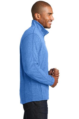 Port Authority Heather Microfleece Full-Zip Jacket. F235 image thumbnail