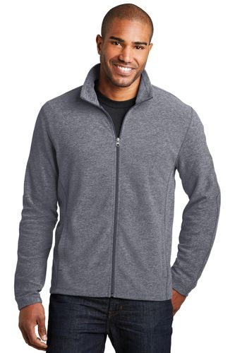 Port Authority Heather Microfleece Full-Zip Jacket. F235 image thumbnail