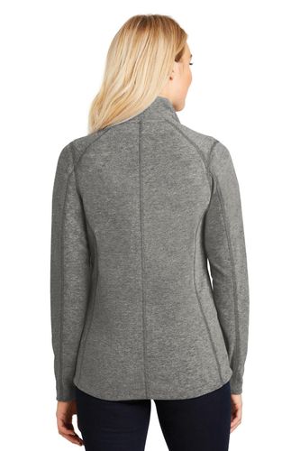 Port Authority Ladies Heather Microfleece Full-Zip Jacket. L235 image thumbnail