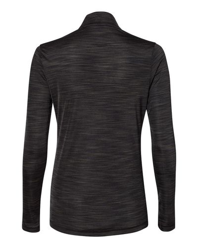 Women's Lightweight Mélange Quarter-Zip Pullover - A476 image thumbnail