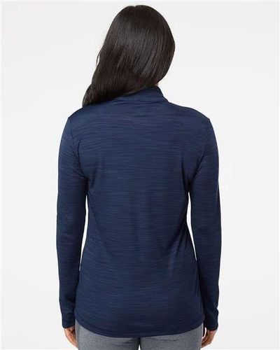 Women's Lightweight Mélange Quarter-Zip Pullover - A476 image thumbnail