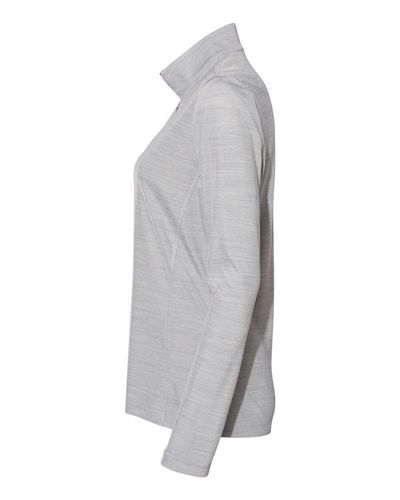 Women's Lightweight Mélange Quarter-Zip Pullover - A476 image thumbnail