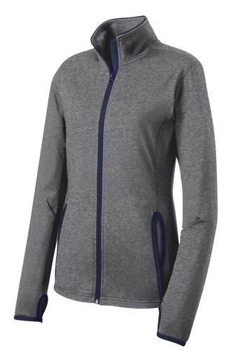 Sport-Tek Ladies Sport-Wick Stretch Contrast Full-Zip Jacket. LST853 image thumbnail
