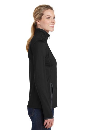 Sport-Tek Ladies Sport-Wick Stretch Contrast Full-Zip Jacket. LST853 image thumbnail